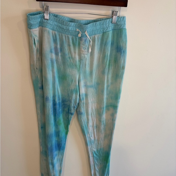 Little Sleepies Tidepool Watercolor Pajama Set Women’s Size Large - Picture 6 of 9